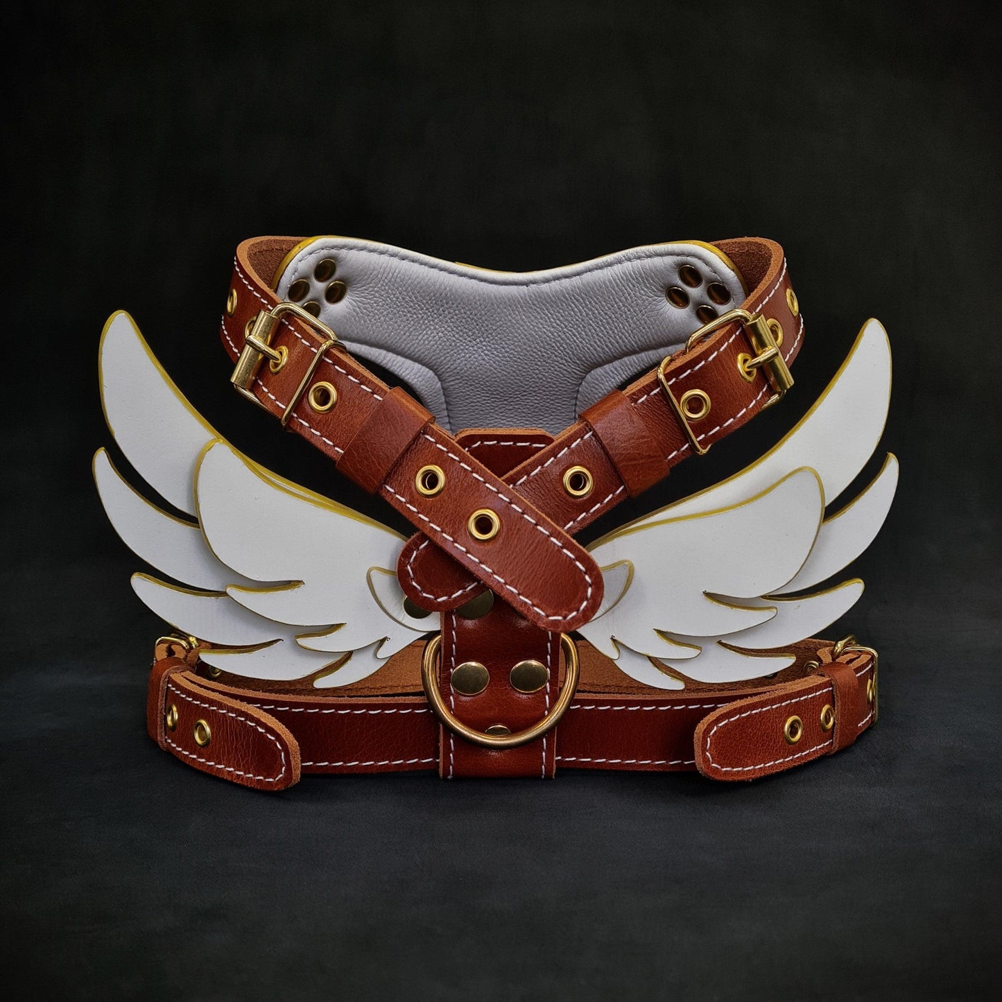 The "Hermeses" leather harness - Small to Medium Size