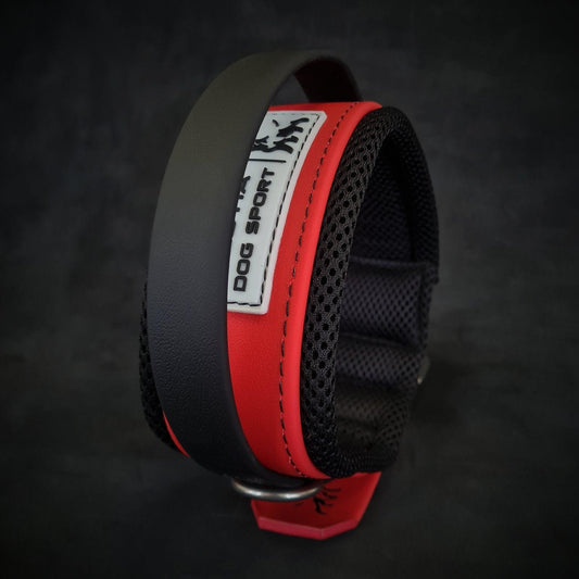 DOG SPORT HANDLE COLLAR RED